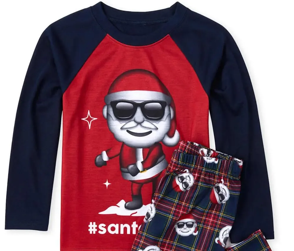 The Children's Place Santa Clause Floss Holiday Christmas T-Shirt Size XS/4